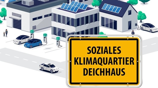 Projekt: Soziales Klimaquartier Deichhaus